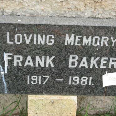 BAKER Frank 1917-1981