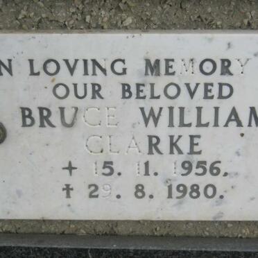 CLARKE Bruce William 1956-1980