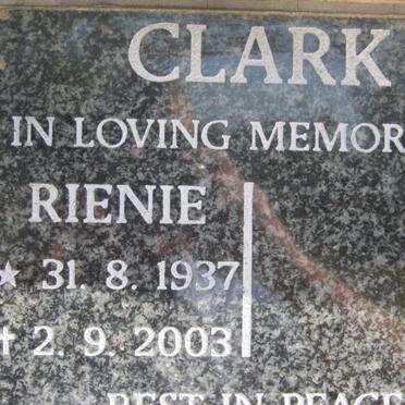 CLARK Rienie 1937-2003