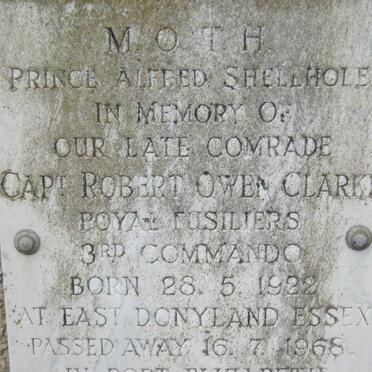 CLARKE Robert Owen 1922-1968