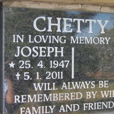 CHETTY Joseph 1947-2011