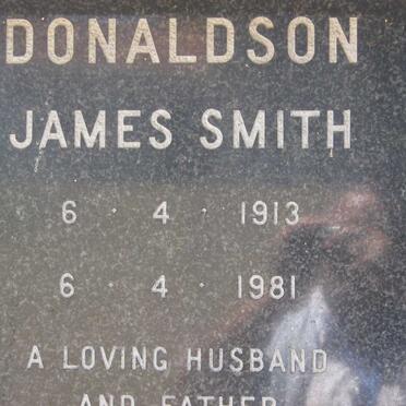 DONALDSON James Smith 1913-1981