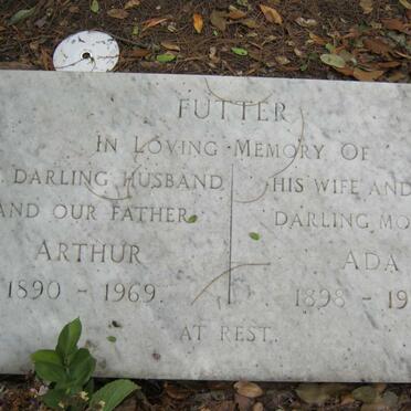 FUTTER Arthur 1890-1969 &amp; Ada 1898-1976