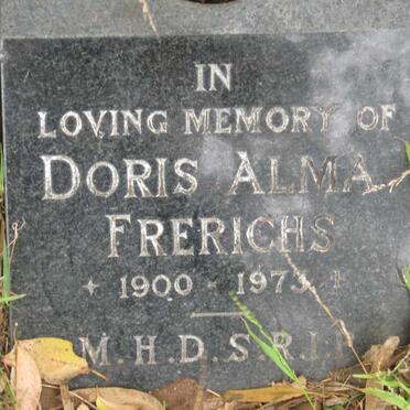 FRERICHS Doris Alma 1900-1973