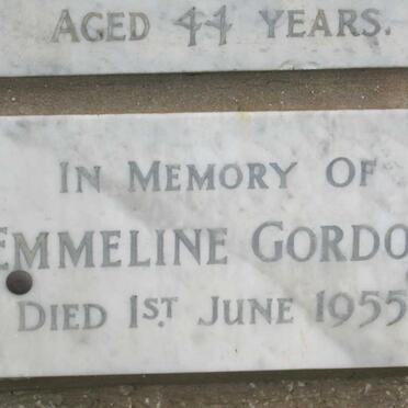 GORDON Emmeline -1955