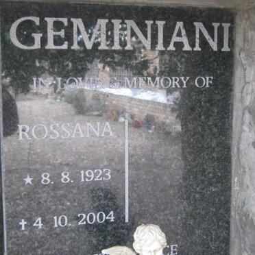 GEMINIANI Rossana 1923-2004