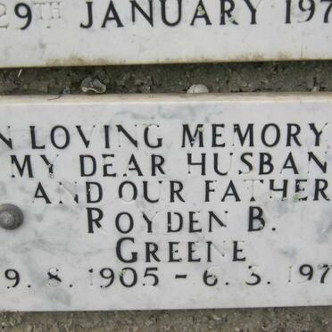 GREENE Royden B. 1905-1971