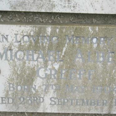 GREEFF Michael Albert 1904-1965