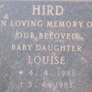HIRD Louise 1983-1983