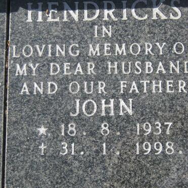 HENDRICKS John 1937-1998