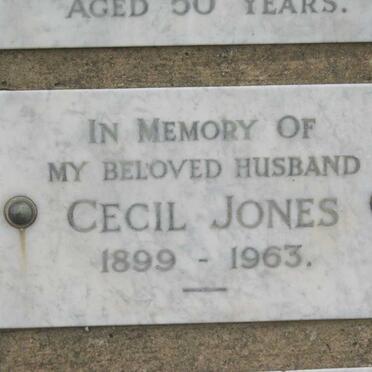 JONES Cecil 1899-1963
