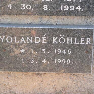 KOHLER Yolande 1946-1999