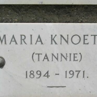 KNOETZE Maria 1894-1971