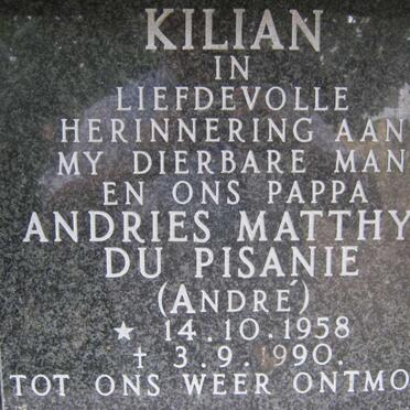 KILIAN Andries Matthys du Pisanie 1958-1990