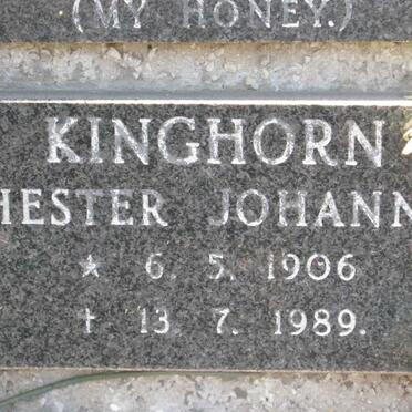 KINGHORN Hester Johanna 1906-1989