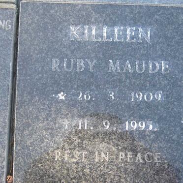 KILLEEN Ruby Maude 1909-1995