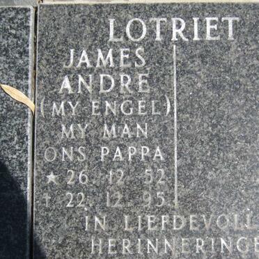 LOTRIET James Andre 1952-1995