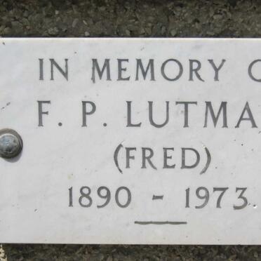 LUTMAN F.P. 1890-1973