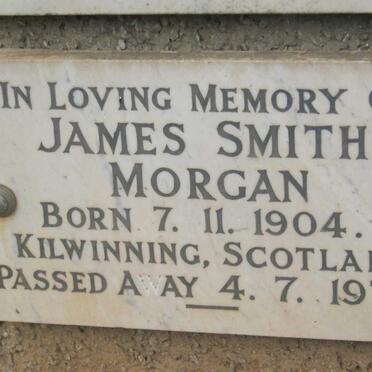 MORGAN James Smith 1904-1970