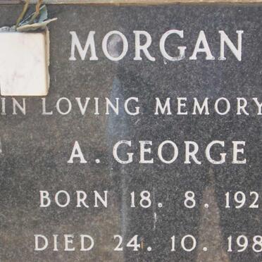 MORGAN A. George 1922-1982
