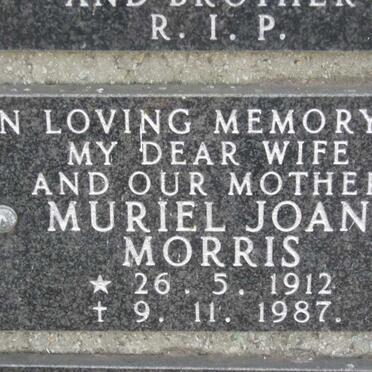 MORRIS Muriel Joan 1912-1987