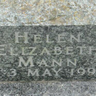 MANN Helen Elizabeth -1993 