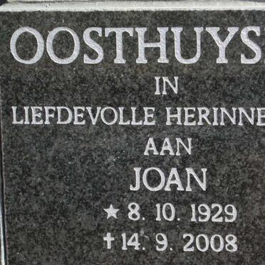 OOSTHUIZEN Joan 1929-2008