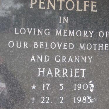 PENTOLFE Harriet 1907-1985