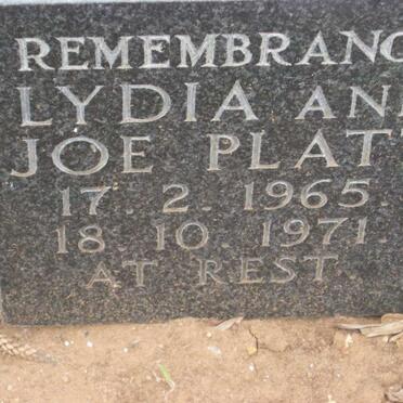 PLATT Joe -1965 &amp; Lydia -1971