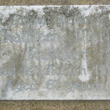 RUMMER Kathleen Mary -1960