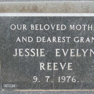 REEVE Jessie Evelyn -1976