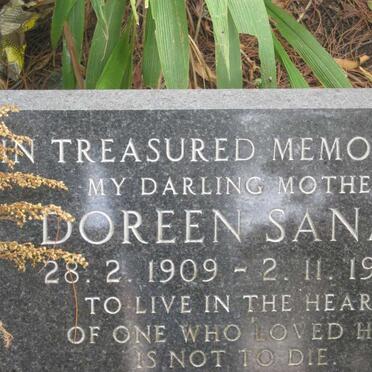 SANAN Doreen 1909-1974