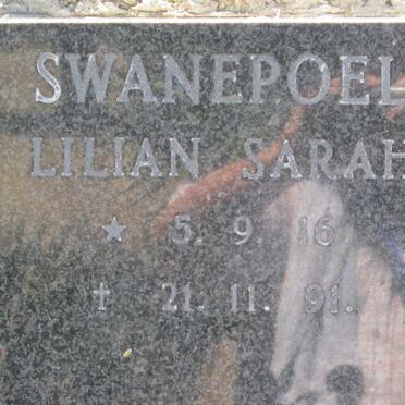 SWANEPOEL Liliam Sarah 1916-1991