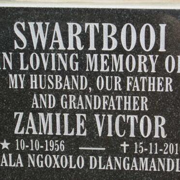 SWARTBOOI Zamile Victor 1956-2010