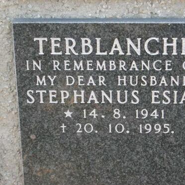 TERBLANCHE Stephanus Esias 1941-1995