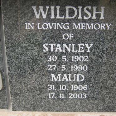 WILDISH Stanley 1902-1990 &amp; Maud 1906-2003