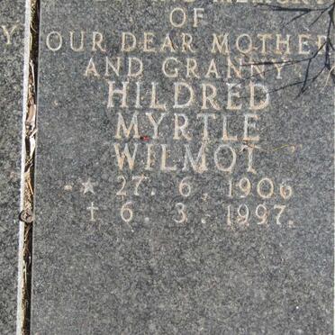 WILMOT Hildred Myrtle 1906-1997