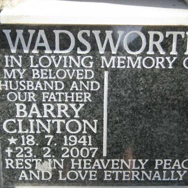WADSWORTH Barry Clinton 1941-2007