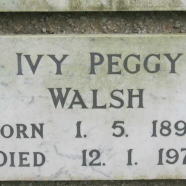 WALSH Ivy Peggy 1899-1971