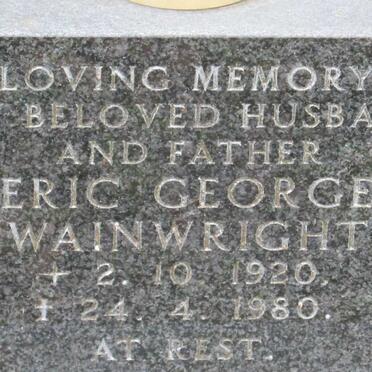 WAINWRIGHT Eric George 1920-1980