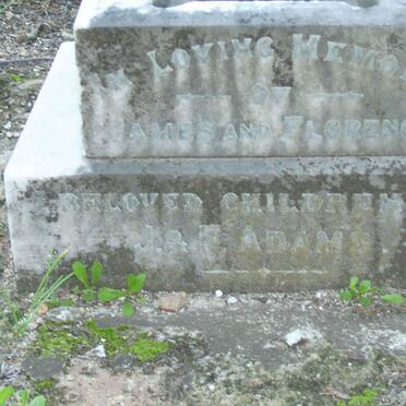 ADAMS James &amp; Florence