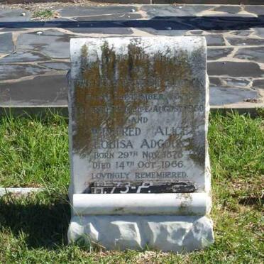 ADCOCK Walter 1870-1950 &amp; Winifred Alice Louisa 1878-1966