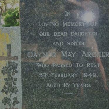 ARCHER Gaynor May -1949 