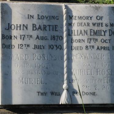 BARTIE :: ROSLING :: DONET