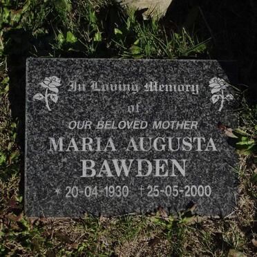 BAWDEN Maria Augusta 1930-2000
