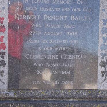 BAILEY Herbert Demont -1962 &amp; Clementine -1964