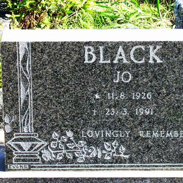 BLACK Jo 1926-1991