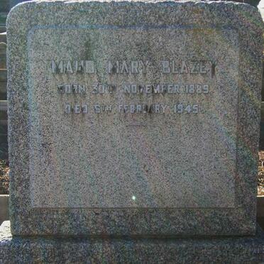 BLAZY Maud Mary 1889-1945