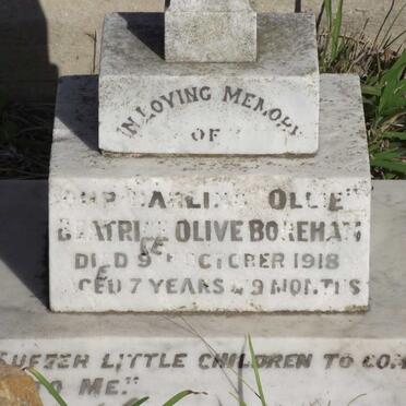 BOREHAM Beatrice Olive -1918