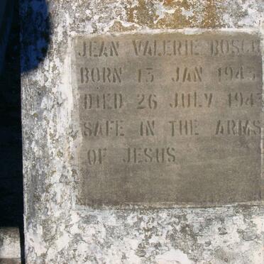 BOSCH Jean Valerie 1943-1943